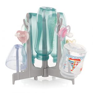 Reer Sèche-biberon Pliable 9 Positions de séchage, idéal pour Les Premiers équipements