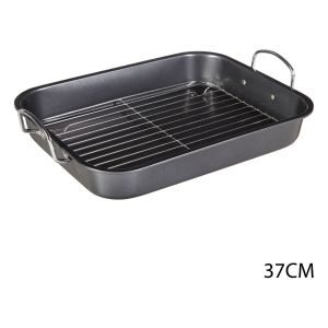 Plat r&ocirc;tisserie avec grille 39x28,9cm