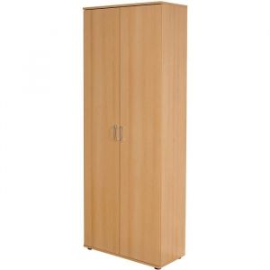 PKline Penderie Vekla Chambre à Coucher Bois Armoire Porte Battante Cabinet Hêtre Décor