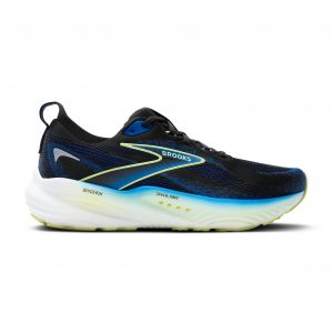 Brooks Chaussures Glycerin 22 Wide noir bleu cobalt - 42