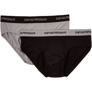 Image de Emporio Armani PACK 2 SLIPS COTON STRETCH - Ceinture Siglée Underwear