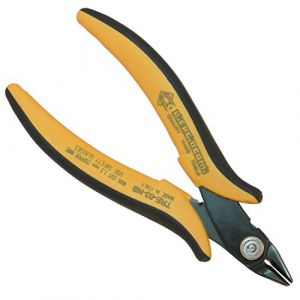 Nedis Piergiacomi TRE03NB Micro Soft Cutter avec un ensemble de 8 mm de long et un angle de 21 degrés pour les bornes de serrage, les nœuds jusqu'à 1,3 mm (16 AWG)