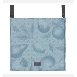 Le Jacquard Français Coussin de chaise Arrière-pays Acrylique Bleu