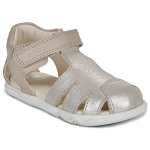 Geox Sandales enfant B SANDAL STEPPIEUP G Dor&eacute; - Taille 20,21,22,23,24,25,26,27