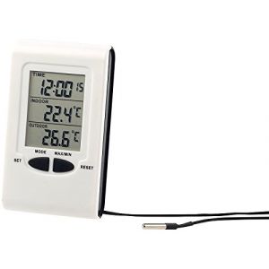 Pearl Thermomètre digital LCD pour intérieur et extérieur