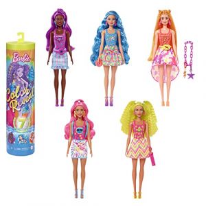 Mattel Poupée Color Reveal Série Fluo Modèle aléatoire