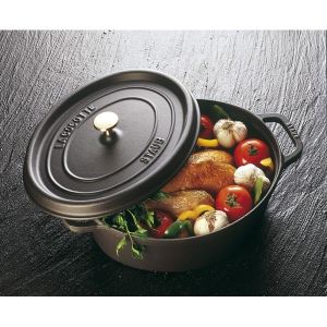 Staub Cocotte ronde en fonte compatible tous feux sauf induction