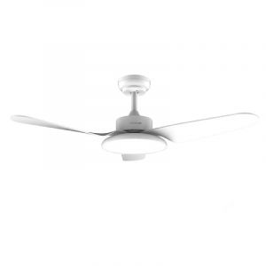 Cecotec EnergySilence Aero 5200 Light Blanc Ventilateur de Plafond avec Lumi&egrave;re LED et Contr&ocirc;le 30W Blanc