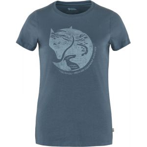 Fj&auml;llr&auml;ven Arctic Fox Print T-Shirt Femme, bleu M T-shirts