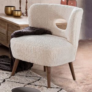 Image de Fauteuil BIZZOTTO SALON Cortina effet laine