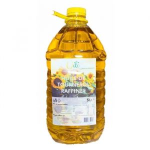 Huile de Tournesol Raffinée UILI 5L-Bidon 2 bouteilles