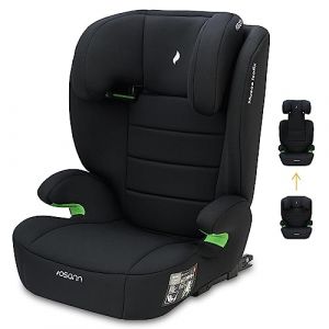 Osann Musca Isofix - Siège auto i-Size de 100 à 150 cm - Rehausseur avec dossier - Noir