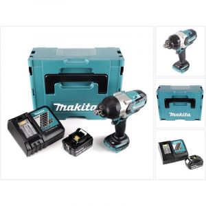 Image de Makita DTW 1001 RF1J 18 V Li-Ion Brushless Boulonneuse à chocs sans fil avec Boîtier Makpac + 1x Batterie BL 1830 3,0 Ah + Chargeur rapide DC 18 RC