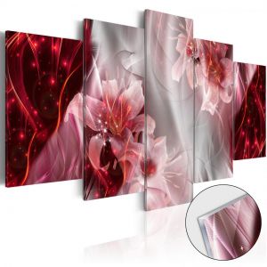 Décoshop26 Tableaux en verre acrylique décoration murale motif Comète Incarnadine 100x50 cm TVA110064