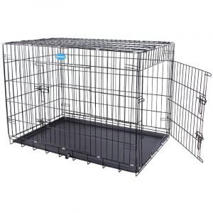 Cage pour chien pliable et transportable noir taille XXL 122 x 76 x 81 cm