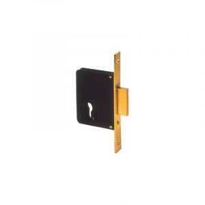 Serrure monopoint à larder axe à 40 pêne dormant têtière laiton - CISA - CIS5231040