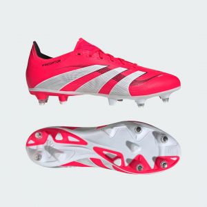 Adidas Mixte Predator League Soft Ground Football Boots Chaussures, Lucid Red/Cloud White/Core Black, 44 2/3 EU