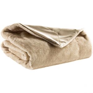 Declikdeco Plaid Liwen Naturel 140 x 180