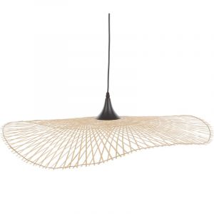 Beliani Lampe suspension design en bambou clair FLOYD