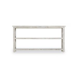 Décoration d'Autrefois Console Bois Blanc 182.5x42.5x92.5cm