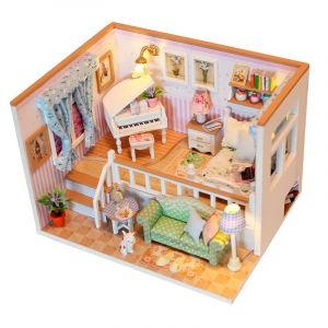 Dam Chambre parce que je t'ai rencontr&eacute;. Maquette 3d r&eacute;aliste avec de grands d&eacute;tails