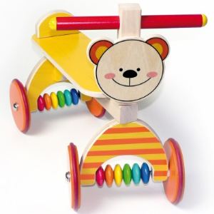 Image de Redtoys Porteur ours jaune