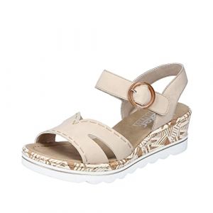 Rieker Femme Sandals, Beige, 41 EU