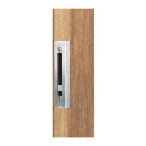 Image de Locinox Gâche pour serrure H-METAL ou H-WOOD en aluminium pour poteau bois -