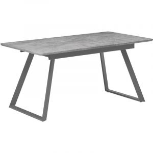 Image de Table de Repas Extensible "Taylor" 160 200cm Gris Prix