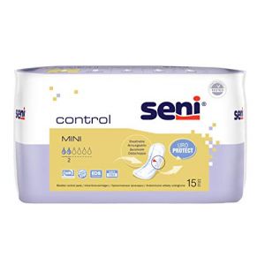 Seni Control Mini Fuite Couche pour Femme Pack de 15