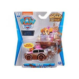 Coffret pat patrouille véhicule en métal : stella et son hélicoptère 7 cm - set avion miniature off road mud et 1 carte offerte