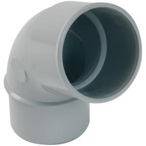 Nicoll CJ6GT - Coude 67&deg;30 m&acirc;le-femelle diam&egrave;tre 50 PVC Gris