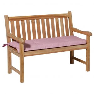 Image de Madison Coussin de banc Panama 120x48 cm Rose pâle