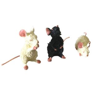 Parasidose Statuette Les chats par Dubout - 3 souris - 2.5 cm