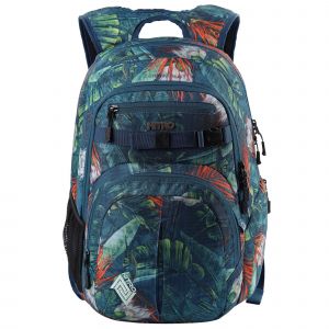 Nitro Sac &agrave; dos unisexe Chase avec organiseur, sac d'&eacute;cole, sac &agrave; dos avec compartiment pour ordinateur portable 17 pouces (1 pi&egrave;ce), Tropical, 35L, Rucksack