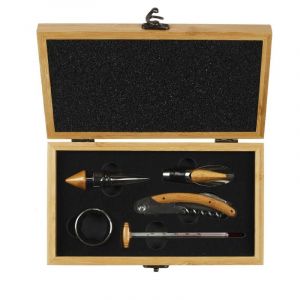 Coffret pour le Vin "Millésime Meilleur Papa" 5 Pièces