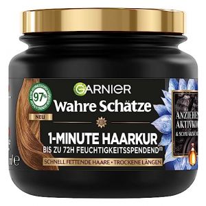 Garnier Wahre Sch&auml;tze 1-Minute Haarkur Aktivkohle & Schwarzk&uuml;mmel&ouml;l Haarkur & -maske 340 ml (11.74 &euro; / 1 l)