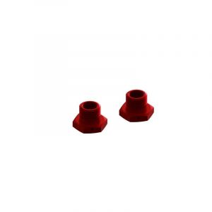 Image de Arrma Aluminum Wheel Hex 17mm 14.6mm Thick Rouge (2) -