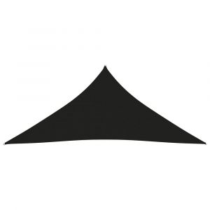 Voile toile d'ombrage parasol tissu oxford triangulaire 3,6 x 3,6 x 3,6 m noir 02_0009816