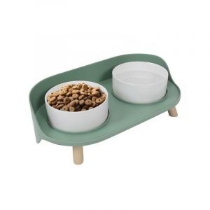 M pets Gamelle double surélevée m.pets altitude - 2x50 ml