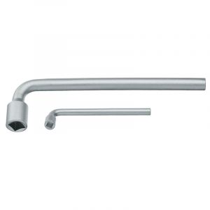 Gedore Cl&eacute; coud&eacute;e &agrave; douille 4 pans, Cote s/plats : 9 mm Long. 160 mm