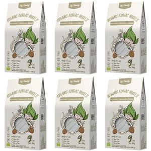 Bio Konjac Pates Vegan Sans Gluten/Prêt à l'Emploi/Sans Rinçage 270g x6 Box