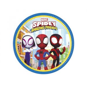 Procos 8 Assiettes Spidey et ses amis 23 cm