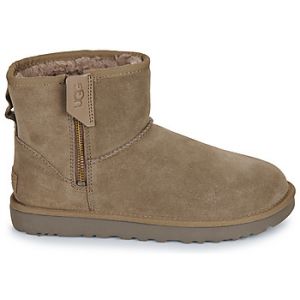 UGG Femme Mini Fermeture éclair Bailey Classique Botte Tendance, caryer, 37 EU