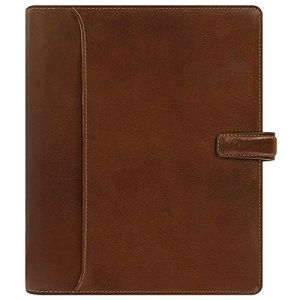 Filofax Agenda organiseur Lockwood format A5 semaine sur 2 pages Cognac