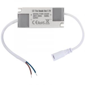 Ledkia - Driver Dimmable triac 220-240V No Flicker Sortie 12-24V dc 5-7W 7 w