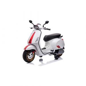 Vespa électrique enfant 12V NO NAME avec roulettes stabilisatrices
