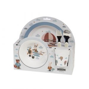 Amadeus Coffret déjeuner 5 pièces Augustin - Bleu - Mélamine