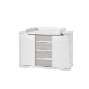 Image de Schardt Commode à langer Maxx Boathouse blanc/gris