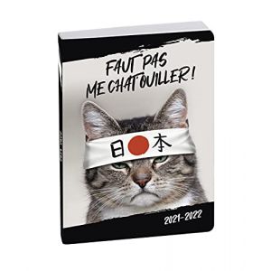 Exacompta Agenda scolaire 2021/2022 Funny Pets Chat 12 x 17 cm